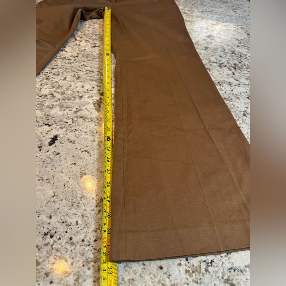Express Tan Wide-Leg Pants - Picture 5 of 8